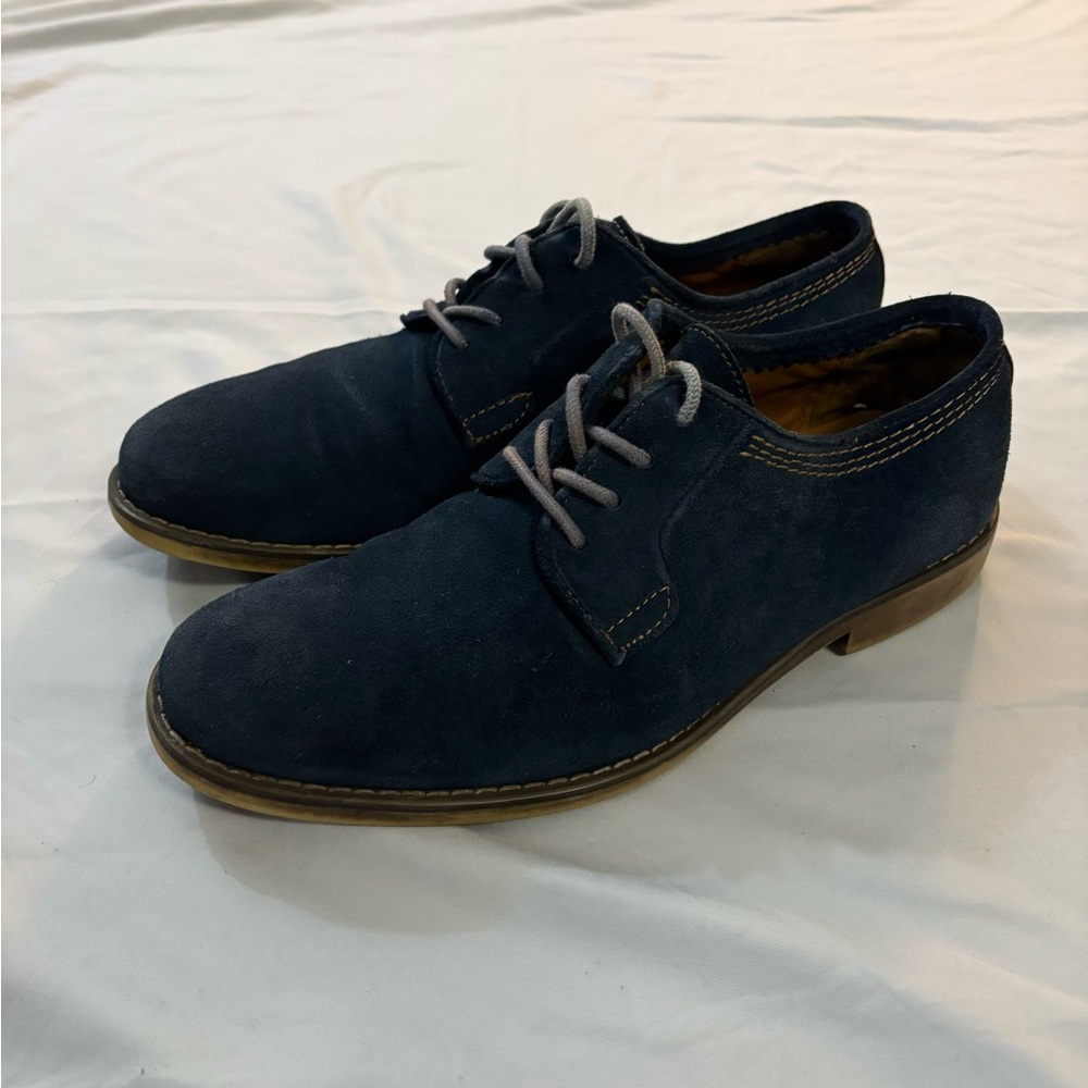Calvin Klein Jeans Navy Suede Men's Derbys